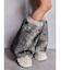 2WAY ECO FUR LEG WARMERニットブーツ
