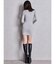 GGプレート long sleeveニットワンピース