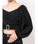 bijouバックルlong sleeveブラウス