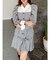 スソプリーツジャケットミニワンピース