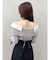 2WAYシャツドッキングニットトップス