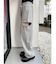 サイドカットストレートスウェットパンツ