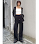 サイドカットストレートスウェットパンツ