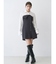 【WEB限定カラーあり】シャツレイヤード風ニットドッキングミニワンピース