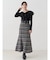 オリジナルロービングチェックマーメイドスカート
