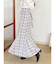 オリジナルロービングチェックマーメイドスカート