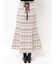 オリジナルロービングチェックマーメイドスカート