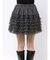 ボリュームフリルチュールミニスカート