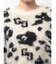 GG Leopardシャギーショートニットトップス