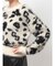 GG Leopardシャギーショートニットトップス