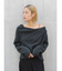 【WEB限定】オフショルデザインニット