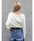 【WEB限定】オフショルデザインニット