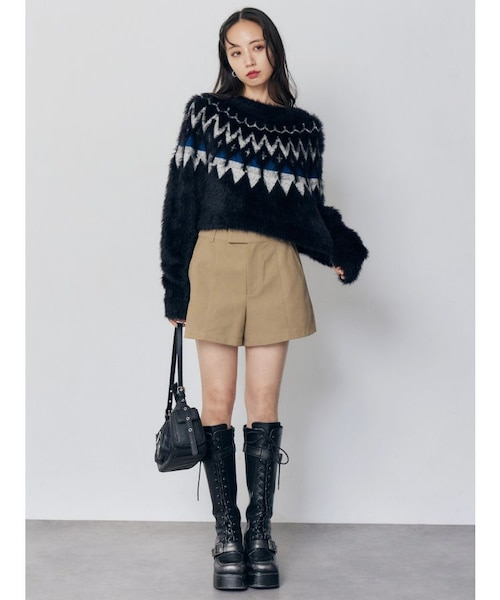 ノルディッククロップドニット｜マークスタイラーアウトレットの