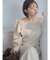 【吉田朱里】タックスリーブオフショルスウェット ※BLACK WEB限定カラー
