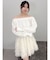 【吉田朱里】タックスリーブオフショルスウェット ※BLACK WEB限定カラー