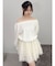 【吉田朱里】タックスリーブオフショルスウェット ※BLACK WEB限定カラー