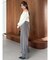 【吉田朱里】タックスリーブオフショルスウェット ※BLACK WEB限定カラー
