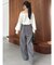 【吉田朱里】タックスリーブオフショルスウェット ※BLACK WEB限定カラー