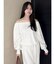 【吉田朱里】タックスリーブオフショルスウェット ※BLACK WEB限定カラー