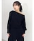 【吉田朱里】タックスリーブオフショルスウェット ※BLACK WEB限定カラー
