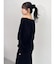 【吉田朱里】タックスリーブオフショルスウェット ※BLACK WEB限定カラー
