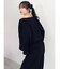 【吉田朱里】タックスリーブオフショルスウェット ※BLACK WEB限定カラー