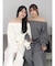 【吉田朱里】タックスリーブオフショルスウェット ※BLACK WEB限定カラー