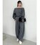 【吉田朱里】タックスリーブオフショルスウェット ※BLACK WEB限定カラー