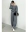 【吉田朱里】タックスリーブオフショルスウェット ※BLACK WEB限定カラー