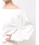 【吉田朱里】タックスリーブオフショルスウェット ※BLACK WEB限定カラー