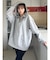 【吉田朱里】ストーンアートハーフジップフーディ