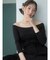 【吉田朱里】温感・セラミド加工カップインオフショルインナー