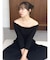 【吉田朱里】温感・セラミド加工カップインオフショルインナー