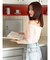 【吉田朱里】温感・セラミド加工カップインオフショルインナー