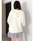【吉田朱里】リラックスニットフーディ
