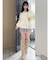 【吉田朱里】リラックスニットフーディ