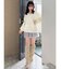 【吉田朱里】リラックスニットフーディ
