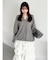 【吉田朱里】リラックスニットフーディ