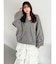 【吉田朱里】リラックスニットフーディ