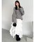 【吉田朱里】リラックスニットフーディ