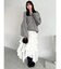【吉田朱里】リラックスニットフーディ