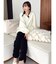 【吉田朱里】リラックスニットフーディ