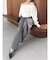 【吉田朱里】バレルレッグスウェットパンツ ※BLACK WEB限定カラー