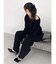 【吉田朱里】バレルレッグスウェットパンツ ※BLACK WEB限定カラー
