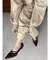 【吉田朱里】バレルレッグスウェットパンツ ※BLACK WEB限定カラー