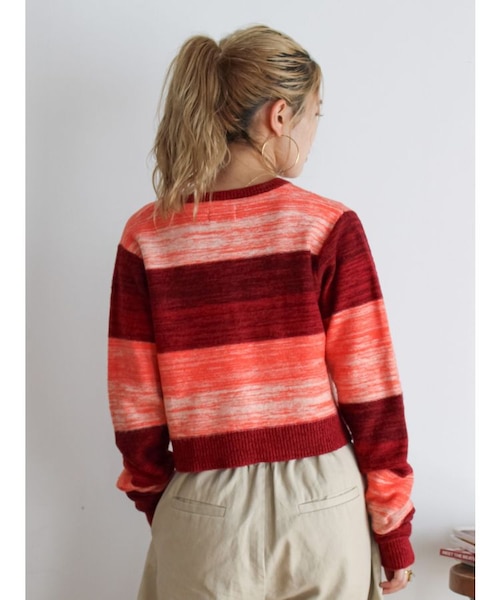 グラデーションニットカーディガン｜マークスタイラーアウトレットの