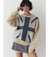 UnionJackジャガードルーズニット