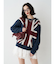 UnionJackジャガードルーズニット
