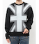 UnionJackジャガードルーズニット