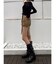 カーゴラップフェイクレザーショートパンツ